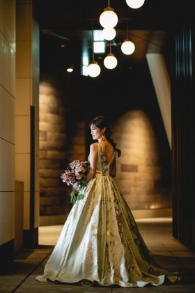 【Wedding Report】アンダーズ東京に映えるカラードレス