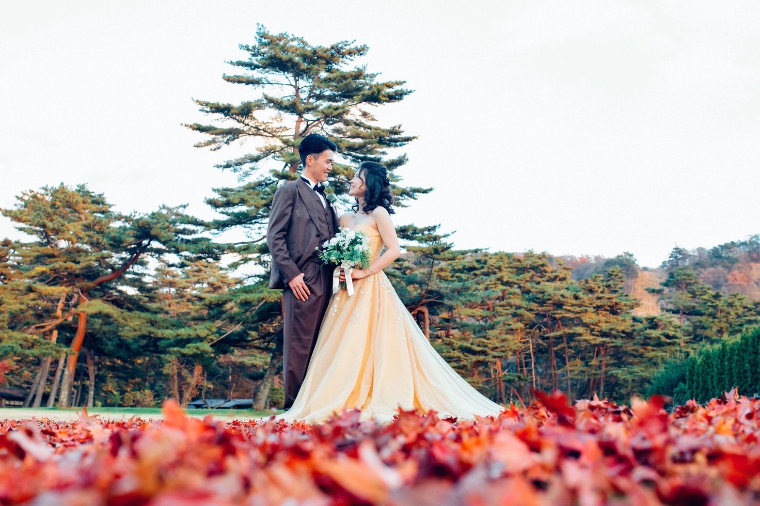 【値下げしました】カラードレス　テラコッタ　結婚式　前撮り　ウェディングフォト Amazon | [Fiveen] カラードレス 前撮りドレス オフショルダー