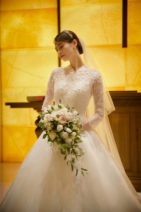 Authentique Private Label オーセンティック・プライベートレーベル The Okura Tokyo オークラ東京 ウェディングドレス　Weddingdress　ロングスリーブ