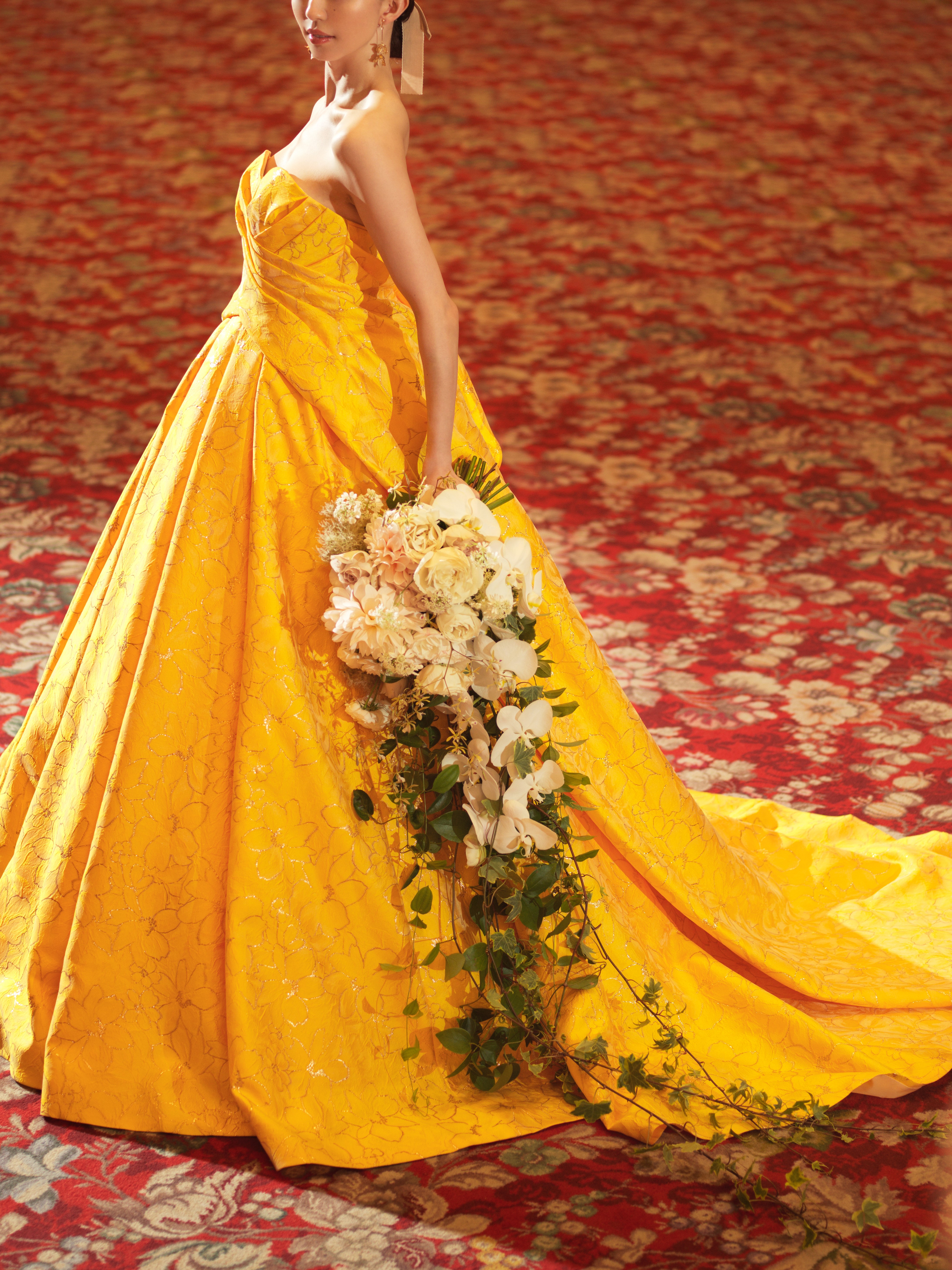 Authentique Private Label　オーセンティック・プライベート・レーベル　カラードレス　イエロー　Color Dress Wedding