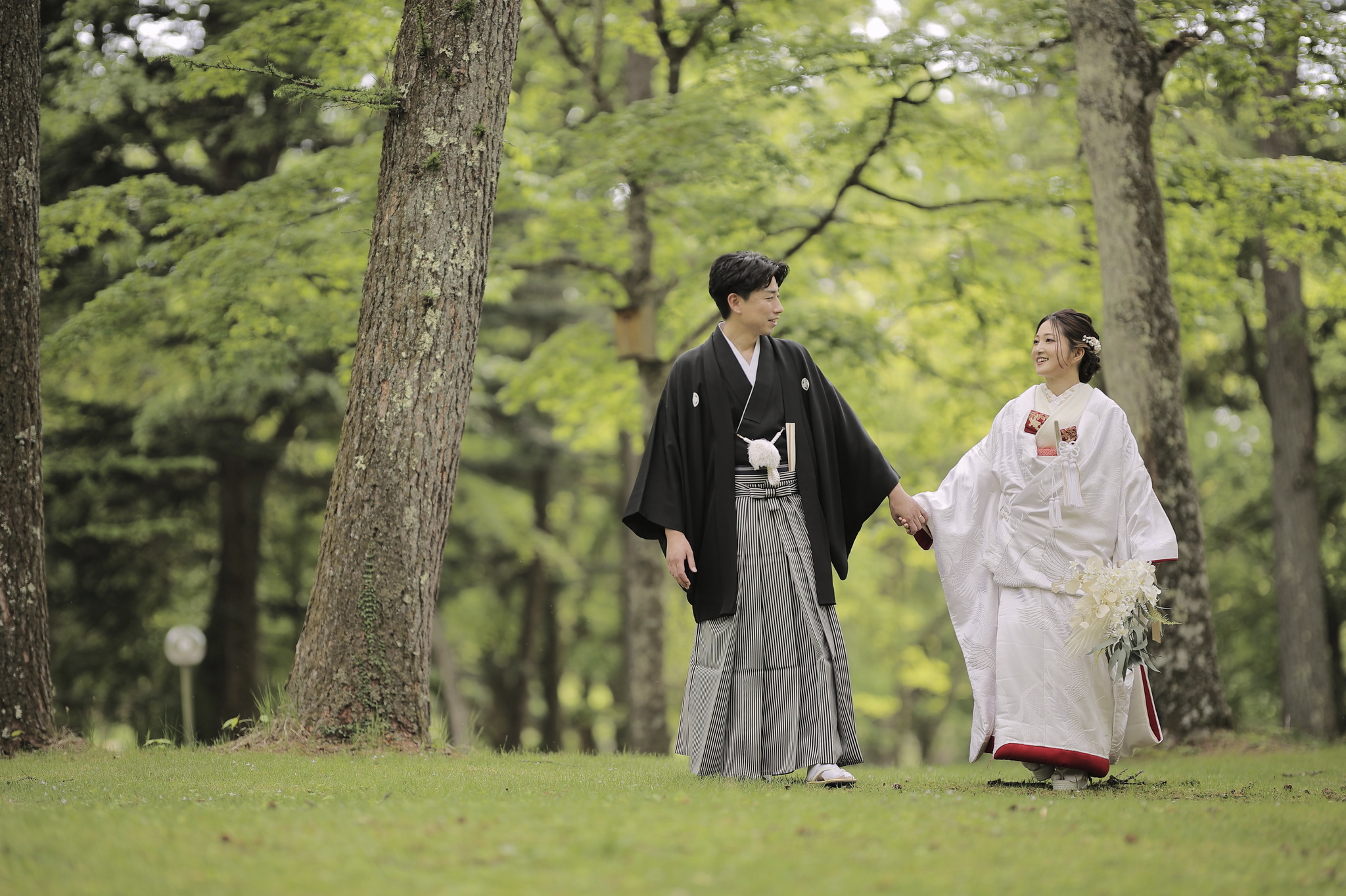 和装　Japanese wedding ウェディング　和装前撮り　軽井沢　白無垢