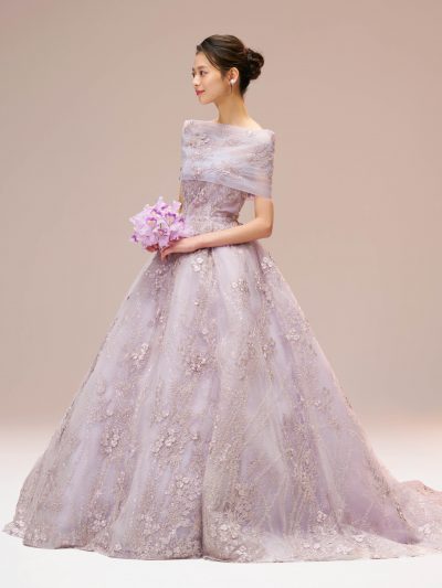 313セパレート大きいサイズ13号15号17号高級ウエディングドレスカラードレス カラードレス一覧｜13号｜Authentique（オーセンティック