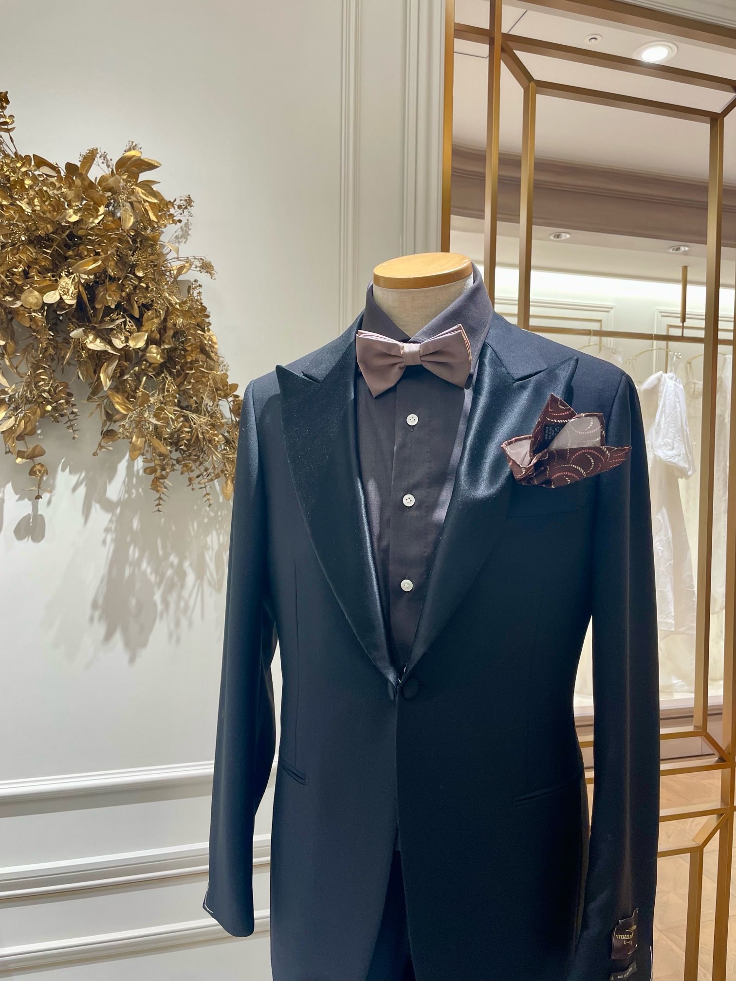 タキシード ネクタイ 結婚式 メンズ authentique SENVEN FOLD ATTO VANNUCCI