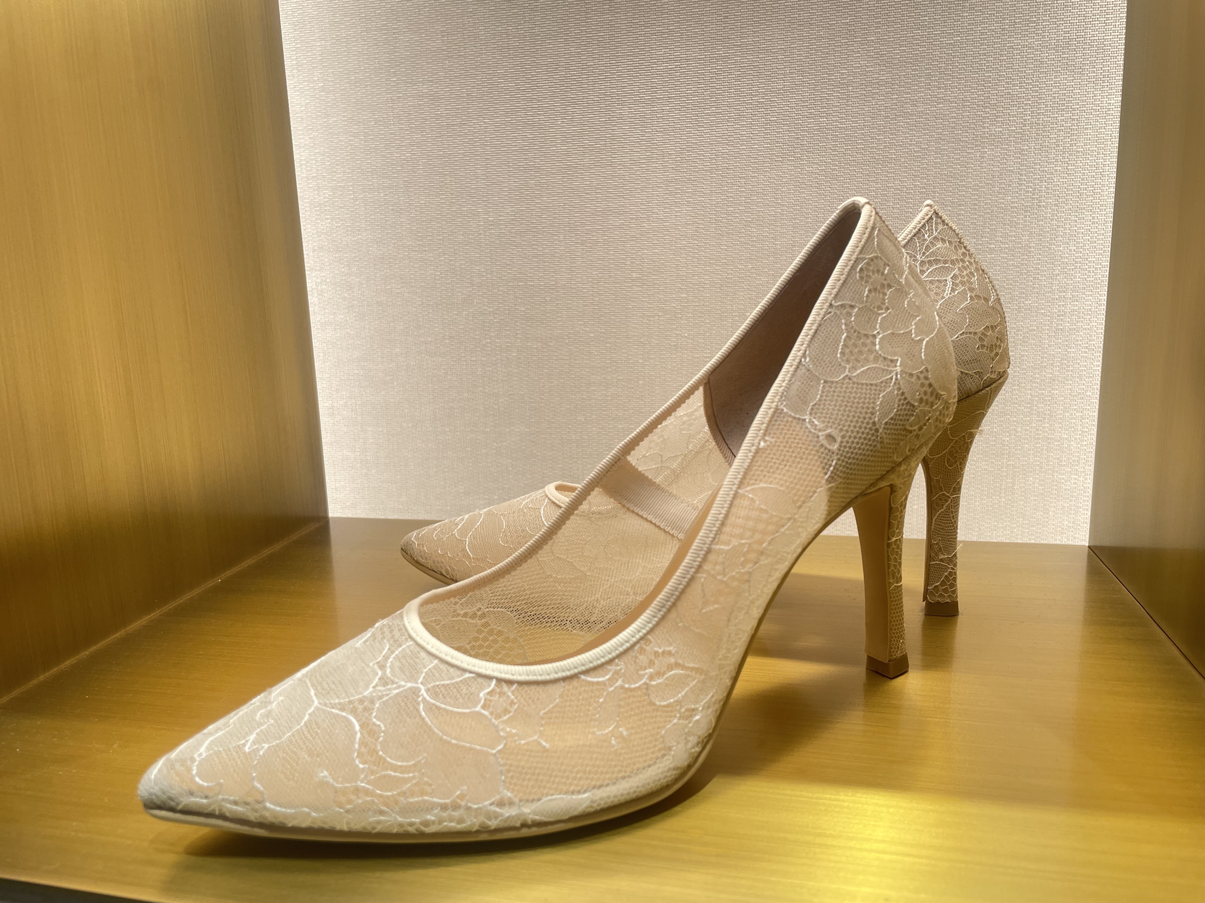 BENIR　ベニル　ブライダルシューズ　ウェディングシューズ　REFINED LACE SHOES　Wedding Shoes