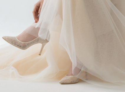 BENIR　ベニル　ブライダルシューズ　ウェディングシューズ　REFINED LACE SHOES　